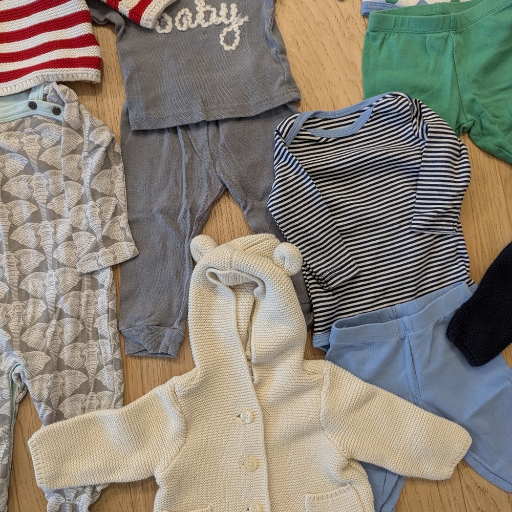 Baby Clothes Bundle 10 Items Baby Gap Oh Baby! Primary Finn+Emma - Picture 3 of 8